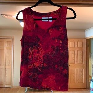 Chico’s travelers tank and jacket set (2pieces)